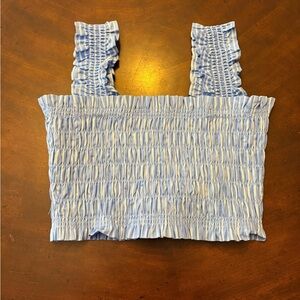 Hill House Azalea Nap Top Blue Stripe